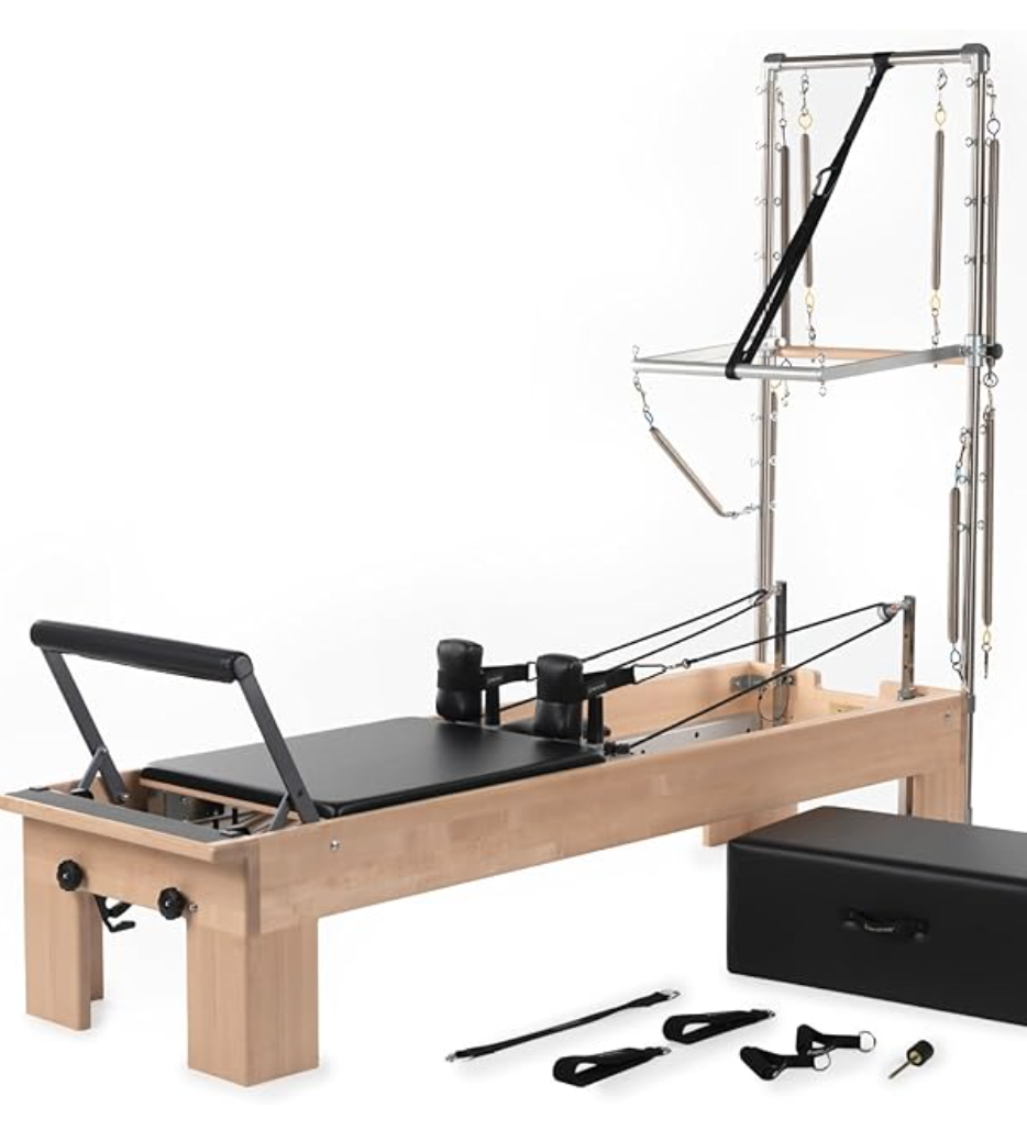 Balanced Body Studio Pilates Reformer with Sitting Exercise Box