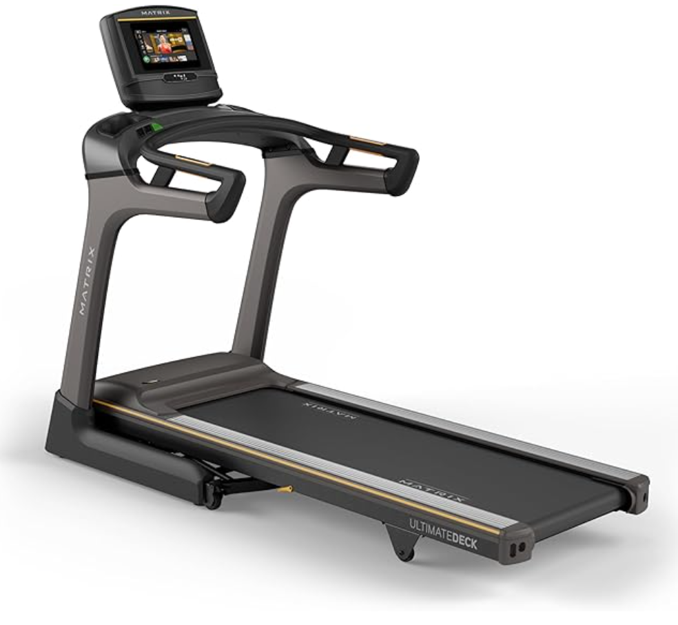 Matrix Fitness TF50 Treadmill with XER 10" Touchscreen — Club-Quality Folding Treadmill